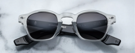 Sunglasses Model Zephirin Epoxy in Color Gris with Jet Gradient lenses from Jacques Marie Mage