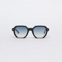 Sunglasses Model Giorgio in Color Infinite Black with Blue Gradient lenses from John Dalia