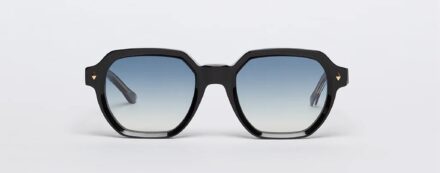 Sunglasses Model Giorgio in Color Infinite Black with Blue Gradient lenses from John Dalia