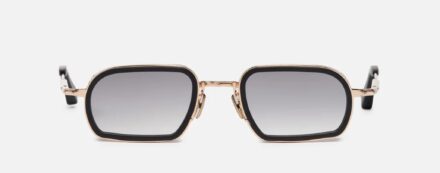 Sunglasses Model Martin in Antique Gold with Grey Gradient lenses from John Dalia