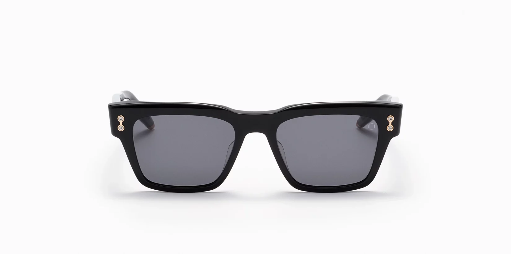 Sunglasses Model Columba in Color Black with Dark Grey lenses from Akoni