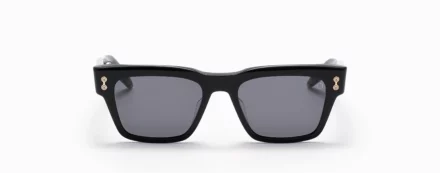 Sunglasses Model Columba in Color Black with Dark Grey lenses from Akoni