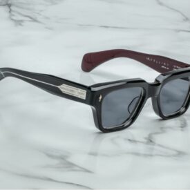 Sunglasses Model Fellini in Color Bloodstone with Jet lenses from Jacques Marie Mage