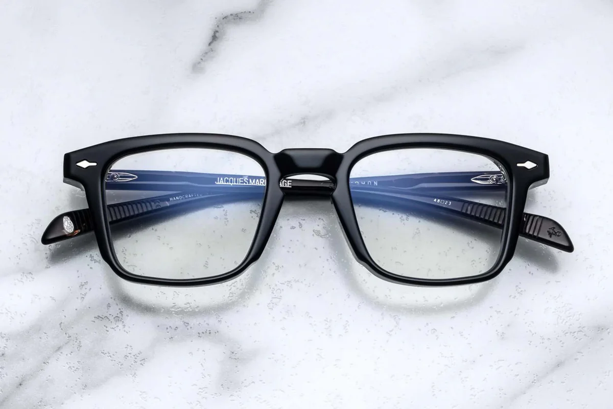 Optical Frame Model Prudhon in Color Marquina with Demo lenses from Jacques Marie Mage