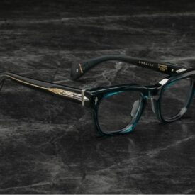 Optical Frame Model Rawlins in Color Indigo with Superlight Blue lenses from Last Frontier collection from Jacques Marie Mage