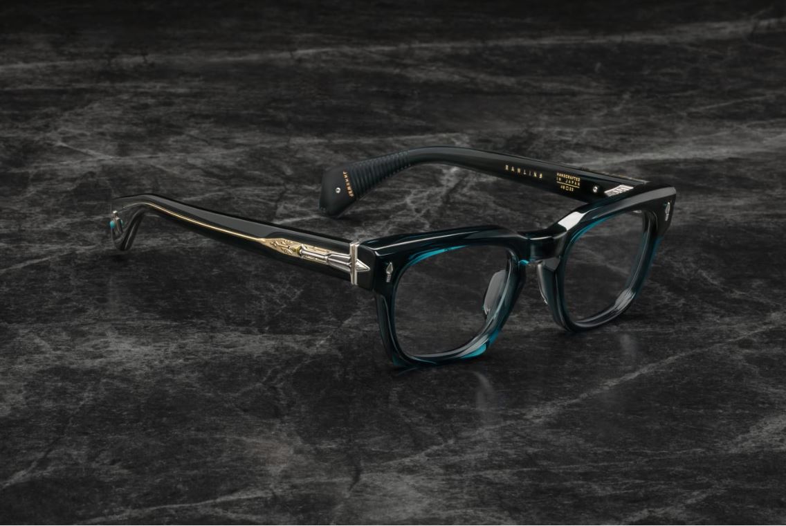 Optical Frame Model Rawlins in Color Indigo with Superlight Blue lenses from Last Frontier collection from Jacques Marie Mage