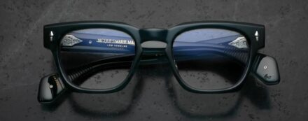 Optical Frame Model Rawlins in Color Indigo with Superlight Blue lenses from Last Frontier collection from Jacques Marie Mage