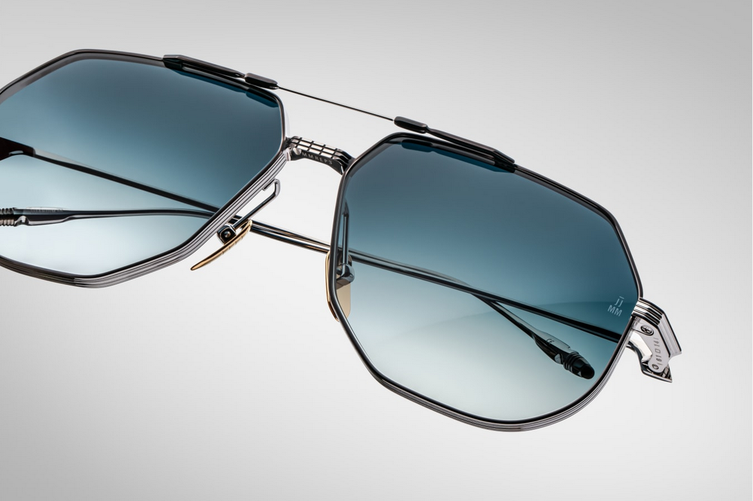 Sunglasses Reynold in Color Pacific with Midnight Gradient lenses from Jacques Marie Mage