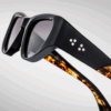 Sunglasses Model Pat in Color Noir 11 with Jet Gradient lenses from Jacques Marie Mage