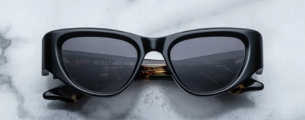 Sunglasses Model Seymour in Color Noir 11 with Jet Gradient lenses from Jacques Marie Mage