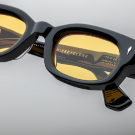 Sunglasses Model Whiskeyclone in Color Electric with Electric Yellow lenses from Jacques Marie Mage