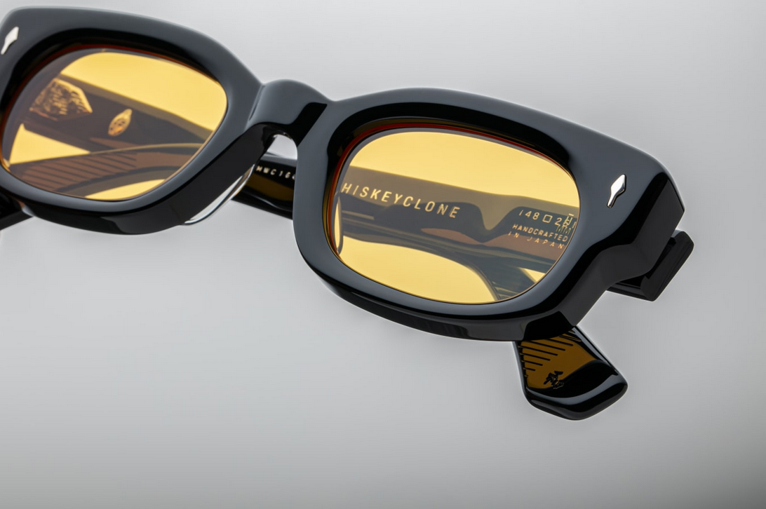 Sunglasses Model Whiskeyclone in Color Electric with Electric Yellow lenses from Jacques Marie Mage