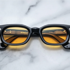 Sunglasses Model Whiskeyclone in Color Electric with Electric Yellow lenses from Jacques Marie Mage