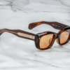 Sunglasses Model Corniche in Color Hickory with Amber CR39 lenses from Jacques Marie Mage