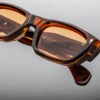 Sunglasses Model Corniche in Color Hickory with Amber CR39 lenses from Jacques Marie Mage