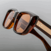 Sunglasses Model Corniche in Color Hickory with Amber CR39 lenses from Jacques Marie Mage