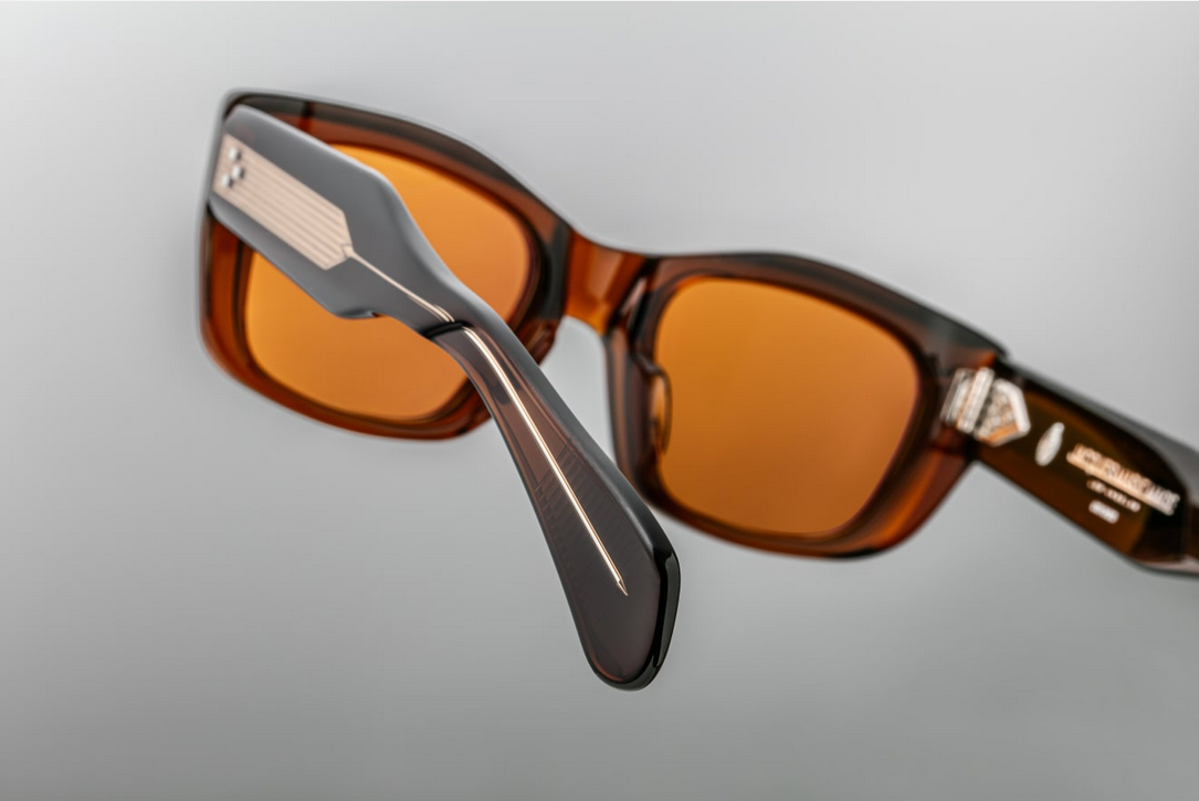 Sunglasses Model Corniche in Color Hickory with Amber CR39 lenses from Jacques Marie Mage