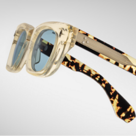 Sunglasses Model Dealan Decade Collection in Color Dun with Vintage Blue lenses from Jacques Marie Mage