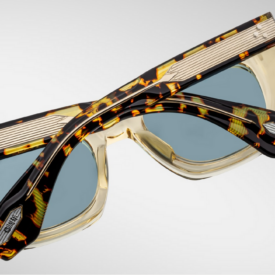 Sunglasses Model Dealan Decade Collection in Color Dun with Vintage Blue lenses from Jacques Marie Mage