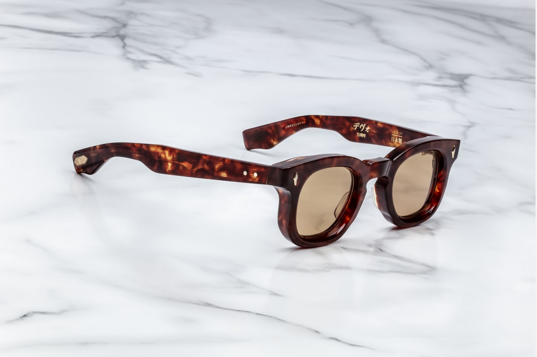 Sunglasses Model Devaux Decade Collection in Color Breccia with Brown Honey lenses from Jacques Marie Mage