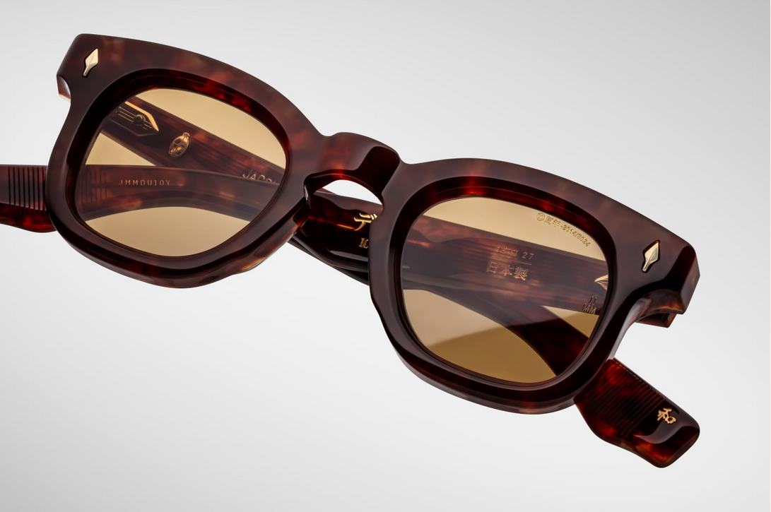 Sunglasses Model Devaux Decade Collection in Color Breccia with Brown Honey lenses from Jacques Marie Mage