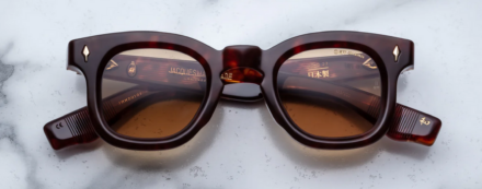 Sunglasses Model Devaux Decade Collection in Color Breccia with Brown Honey lenses from Jacques Marie Mage