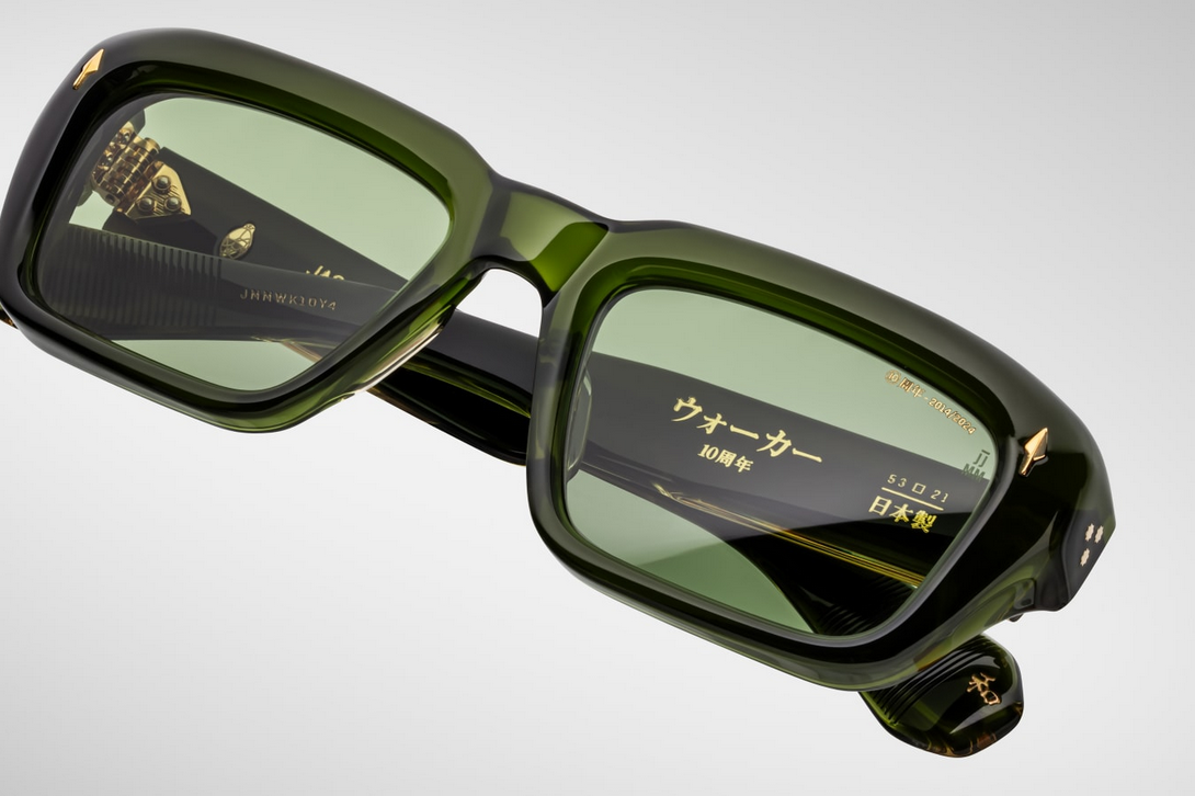 Sunglasses Model Walker Decade Collection in Color Rover with Midori Lenses from Jacques Marie Mage