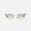 Sunglasses Model Curtis in C406 with Light Green Gradient lenses from John Dalia