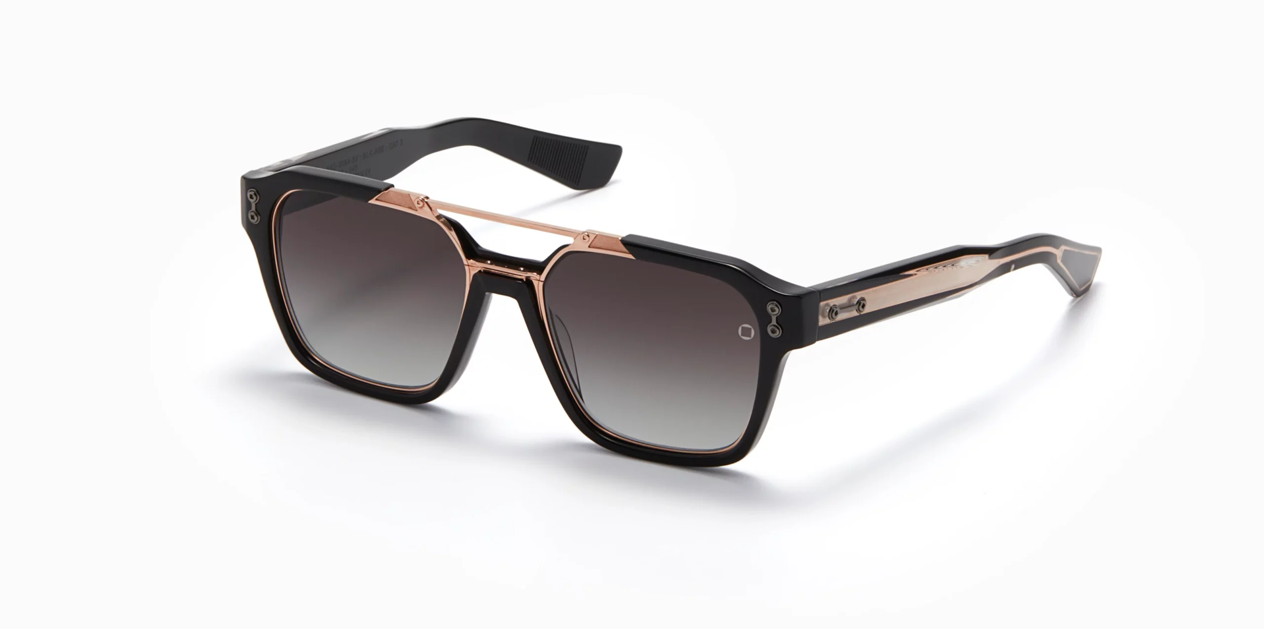 Sunglasses Model Discovery in Color Black with dark grey gradient lenses from Akoni