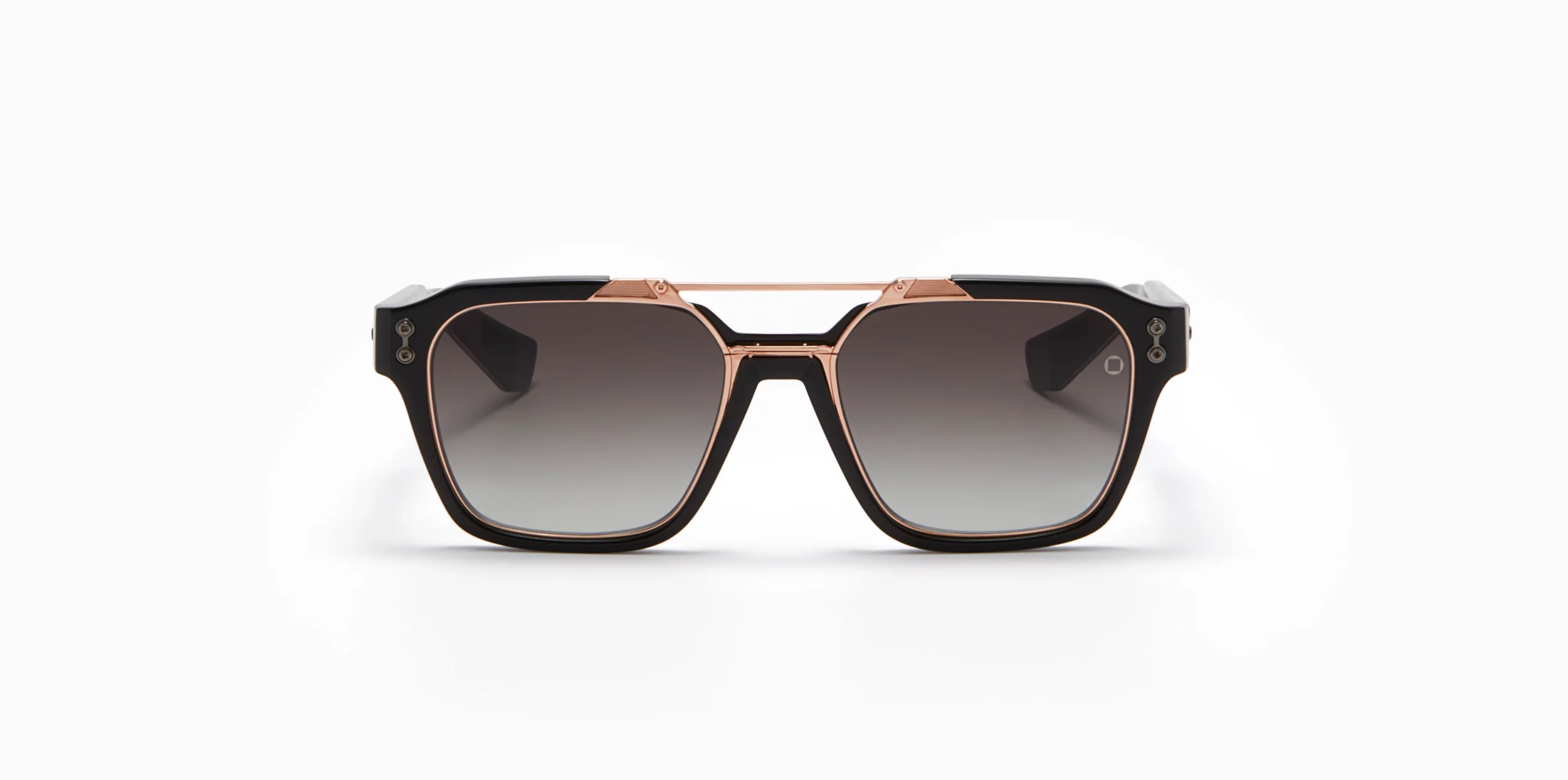 Sunglasses Model Discovery in Color Black with dark grey gradient lenses from Akoni