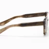 Sunglasses Model Discovery in Color Green Tortoise Swirl with dark olive lenses from Akoni