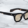 Sunglasses Model Dealan 53 in Color Noir 15 with Brass Gradient lenses from Jacques Marie Mage