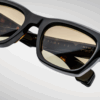 Sunglasses Model Dealan 53 in Color Noir 15 with Brass Gradient lenses from Jacques Marie Mage