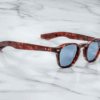 Sunglasses Model Zephirin 47 in color Breccia with Blue Bird lenses from Jacques Marie Mage