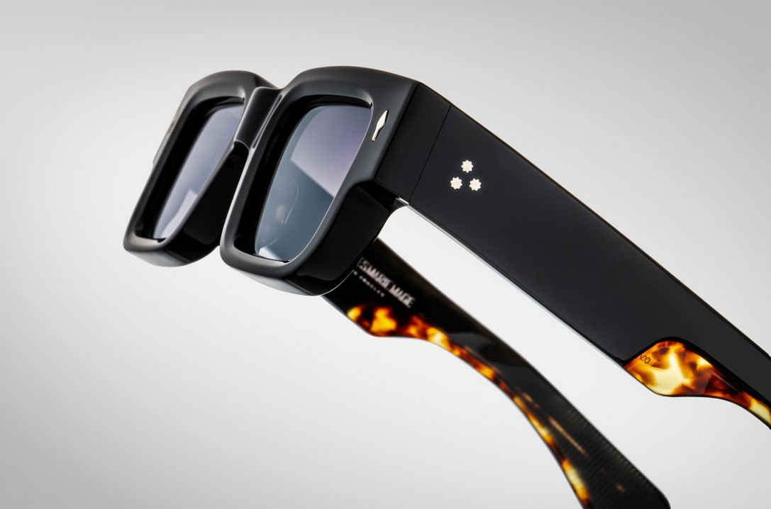 Sunglasses Model Ascari in Color Noir 11 with Jet Gradient Lenses from Jacques Marie Mage