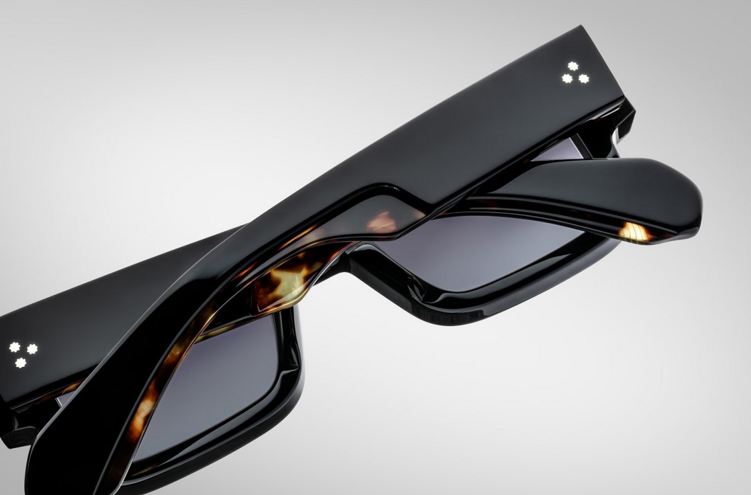 Sunglasses Model Ascari in Color Noir 11 with Jet Gradient Lenses from Jacques Marie Mage