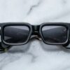 Sunglasses Model Ascari in Color Noir 11 with Jet Gradient Lenses from Jacques Marie Mage