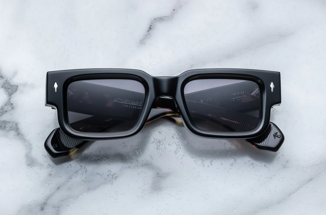 Sunglasses Model Ascari in Color Noir 11 with Jet Gradient Lenses from Jacques Marie Mage