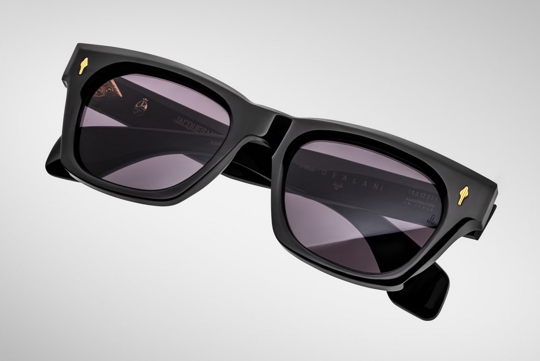 Sunglasses Model Dealan Héritage collection in Color Blackbuck with Charcoal lenses from Jacques Marie Mage