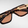 Sunglasses Model Fugue in Color Agar with Tuscan Gradient Lenses from Jacques Marie Mage