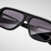 Sunglasses Model Fugue in Color Black with Jet Lenses from Jacques Marie Mage