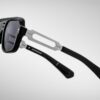 Sunglasses Model Fugue in Color Black with Jet Lenses from Jacques Marie Mage