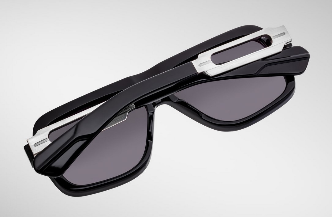 Sunglasses Model Fugue in Color Black with Jet Lenses from Jacques Marie Mage