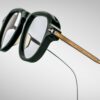Optical Model Jenkins in Color Viper with Superlight Green CR39 lenses from Jacques Marie Mage