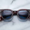 Sunglasses Model Julien in Color Breccia With Prussian Blue lenses from Jacques Marie Mage