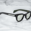 Sunglasses Model Julien in Color Cobra with Light Bottle Green lenses form Jacques Marie Mage