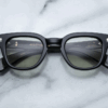 Sunglasses Model Julien in Color Cobra with Light Bottle Green lenses form Jacques Marie Mage