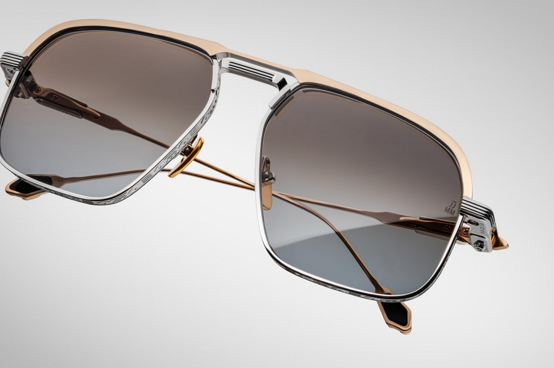 Sunglasses Model Labarge in Color Apis with Fumo lenses from Jacques Marie Mage's collection