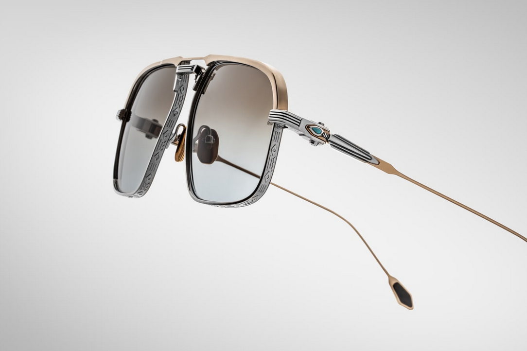 Sunglasses Model Labarge in Color Apis with Fumo lenses from Jacques Marie Mage's collection