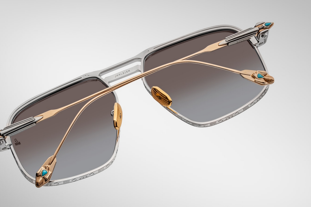 Sunglasses Model Labarge in Color Apis with Fumo lenses from Jacques Marie Mage's collection